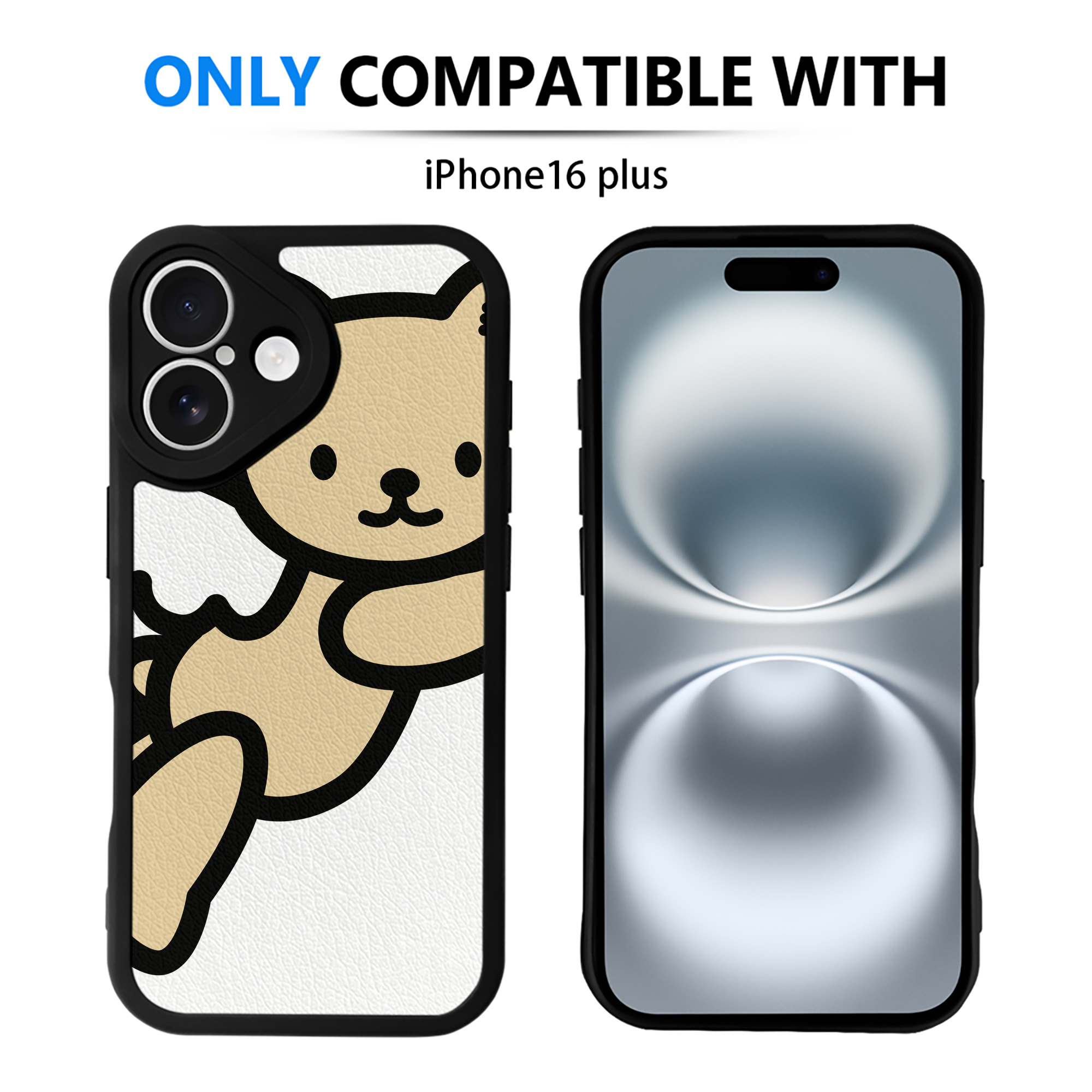 （画像用） Hello Kitty ハローキティ 【iPhone 16シリーズ対応】シリコンスマホケース（レザー調） 材質：シリコン